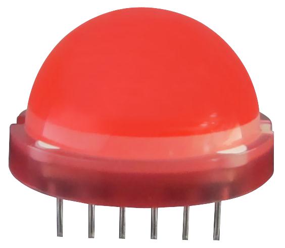 Kingbright Dlc2/6Id Led, 20mm, 2 Pins, Red