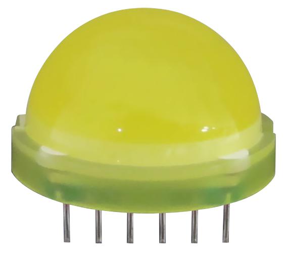 Kingbright Dlc2/6Yd Led, 20mm, 2 Pins, Yellow