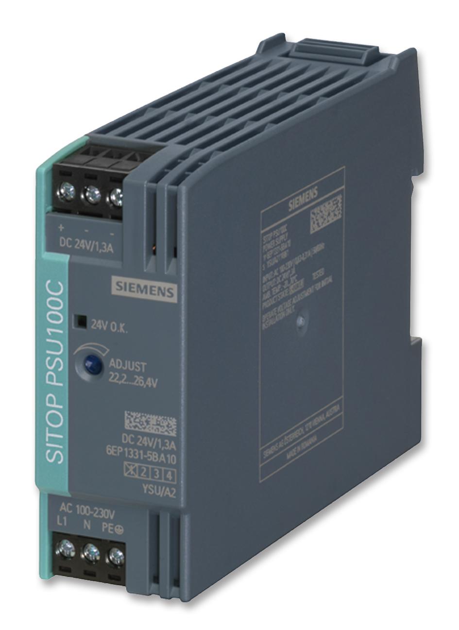 Siemens 6Ep1331-5Ba10 Psu, Sitop, Ac/dc, 24V, 1.3A