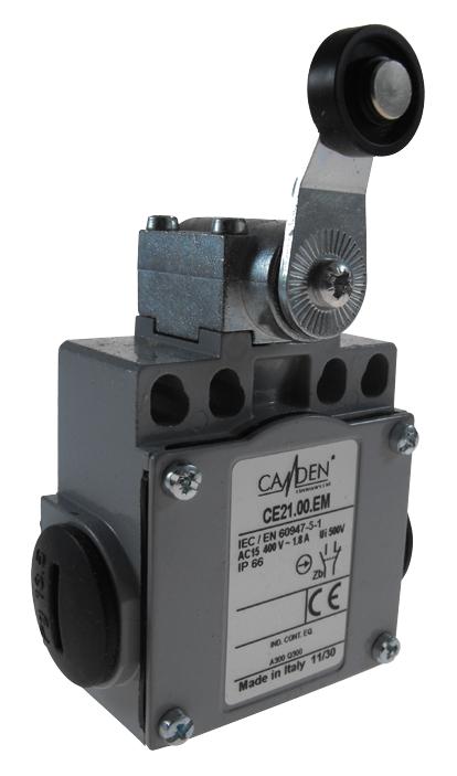 CamdenBoss Ce21.00.em Limit Switch, Roller, 50mm, Ip66