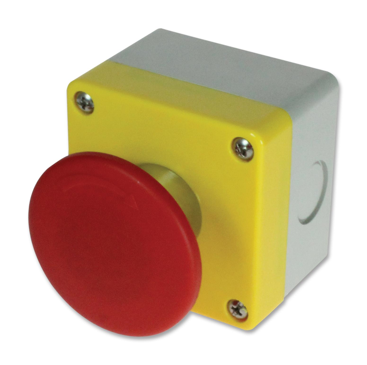 CamdenBoss Csc1-100 Switch, E-Stop, 60mm, Red, Release