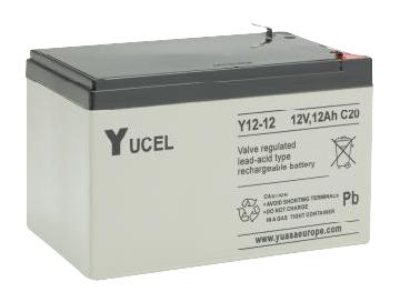 Yuasa Y12-12 Battery,lead Acid,12Ah,12V