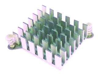 Abl Heatsinks Bga-Pp-025 Heat Sink, Bga, Push-Pin, 9Â°C/w