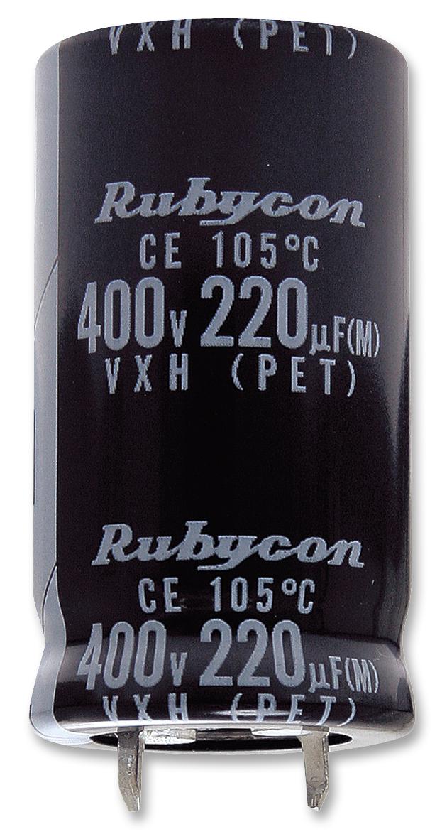 Rubycon 450Vxh270Mefcsn30X30 Capacitor, 270Îf, 450V, Alu Elec, Snap-In