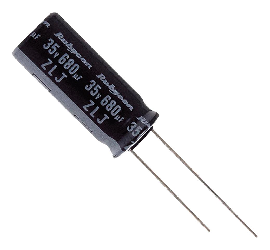 Rubycon 16Zlj1000M10X16 Capacitor, 1000Îf, 16V, 20%