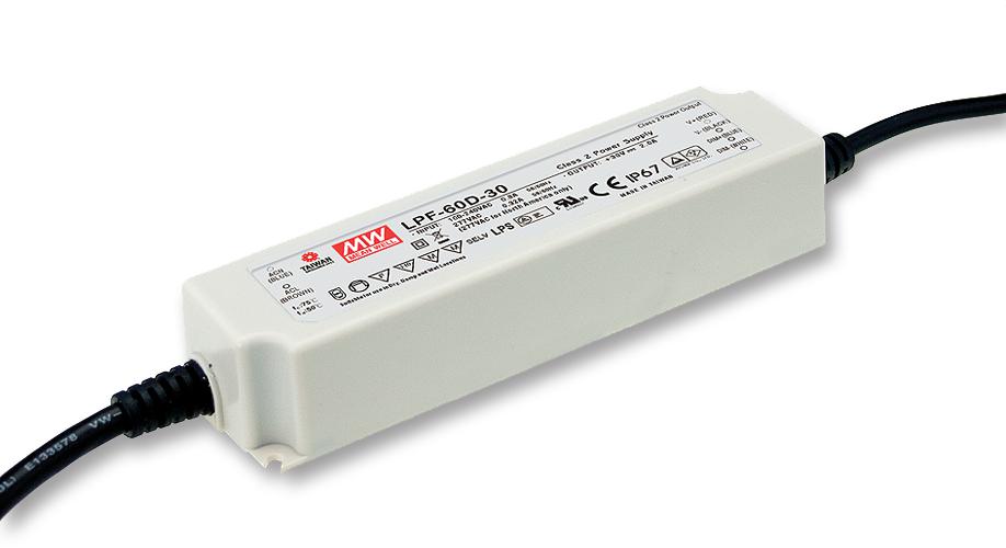 MEAN WELL Lpf-40D-48 Led Driver, Ac-Dc, Cc, 0.84A, 48V