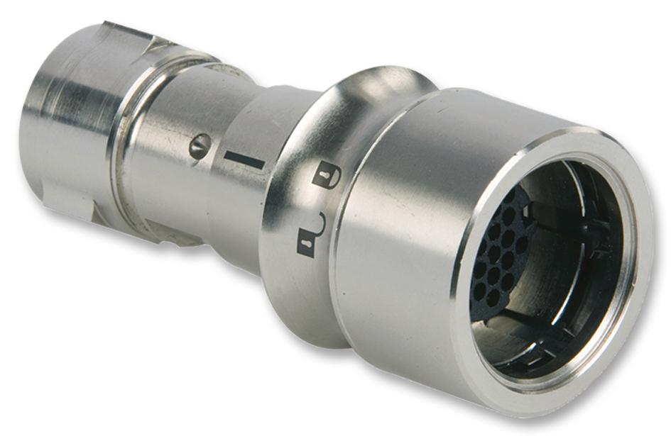 Bulgin/partner Stock Pxm6010/22S/cr/0910 Circular Connector, Plug, 22Pos, Crimp