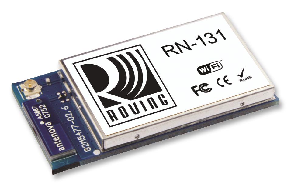 Microchip Technology Technology Rn131C/rm Module, Wlan, W/ Ant, U.fl Connector