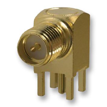 Amphenol RF 132136Rp Rf Coaxial, Sma, Right Angle Jack, 50Ohm