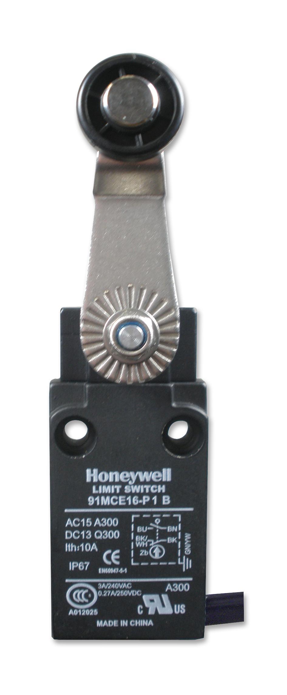 Honeywell/partner Stock 91Mce16-P1 Limit Sw 11N 2.4Lb 10A 300Vac 1No 1Nc