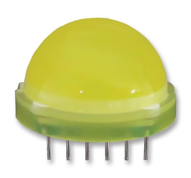 Kingbright Dlc/6Yd Led, 20mm, Yellow ,12 Pins