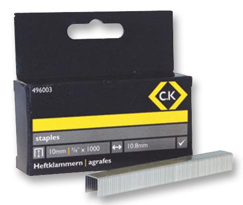 Ck Tools 496003 Staples, 10.5X10mm, Pk1000