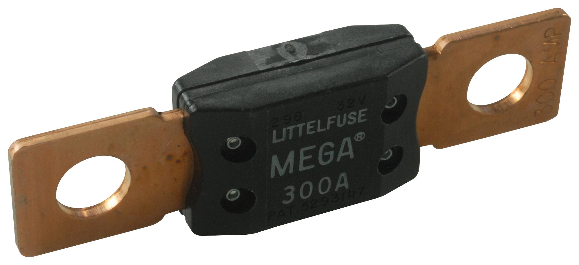 Littelfuse 0298300.zxh Fuse, 300A, Slow Blow, 32V, Mega