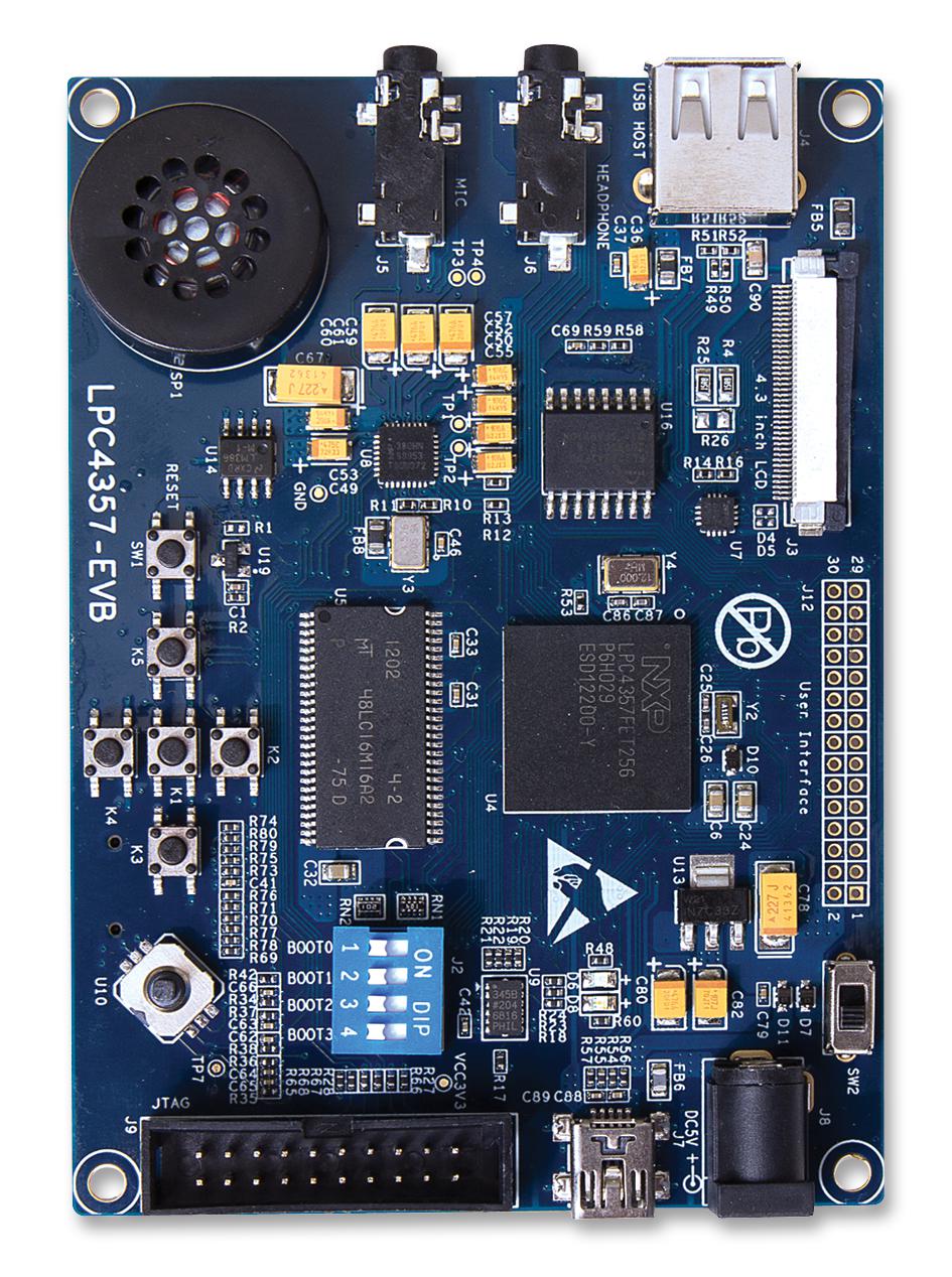 NXP Semiconductors Semiconductors Lpc4357-Evb Evaluation Board, Cortex M0/m4 Core