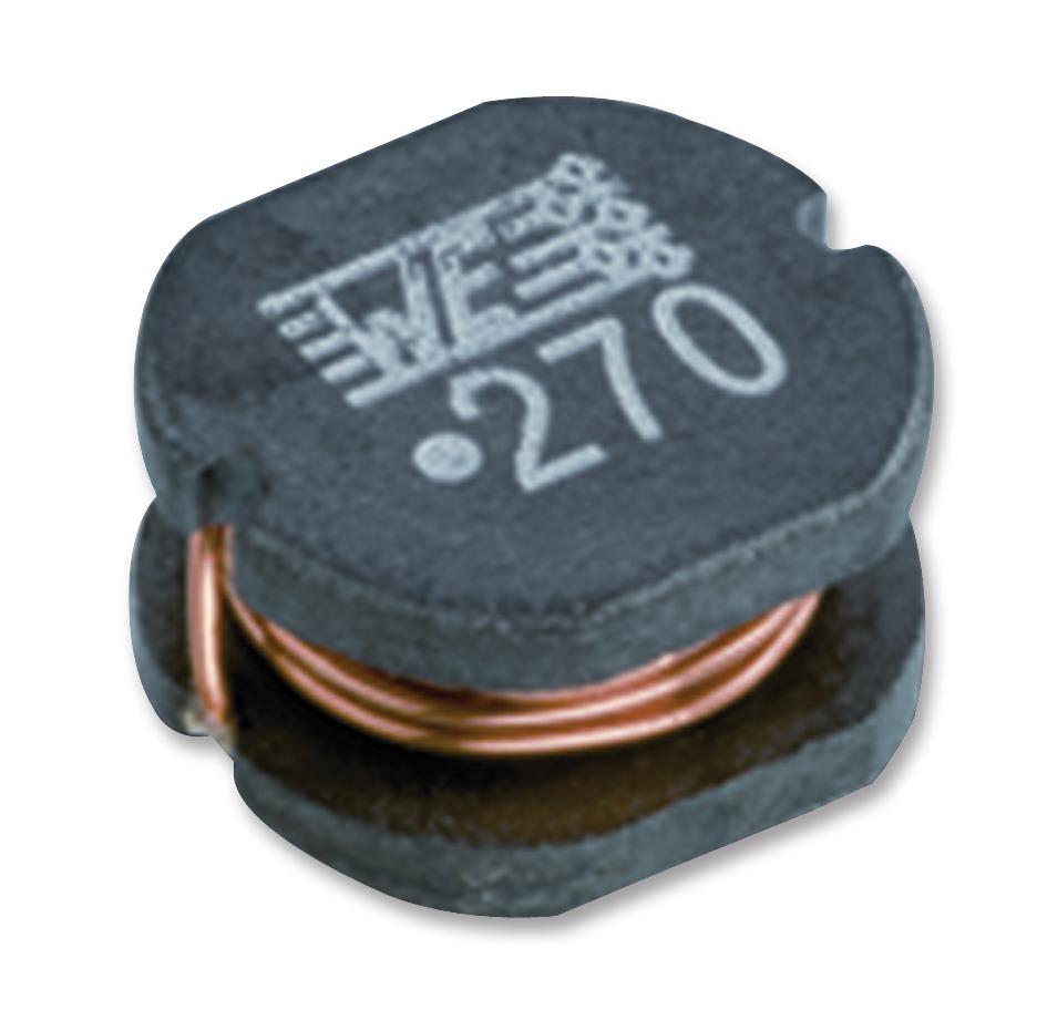 WÃ¼rth Elektronik 744773127 Inductor, 27Uh, 20%, 4.3X4.8mm, Power