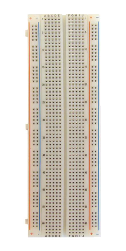 Twin Industries Tw-E40-1020 Breadboard, Solderless, 830 Tie Points