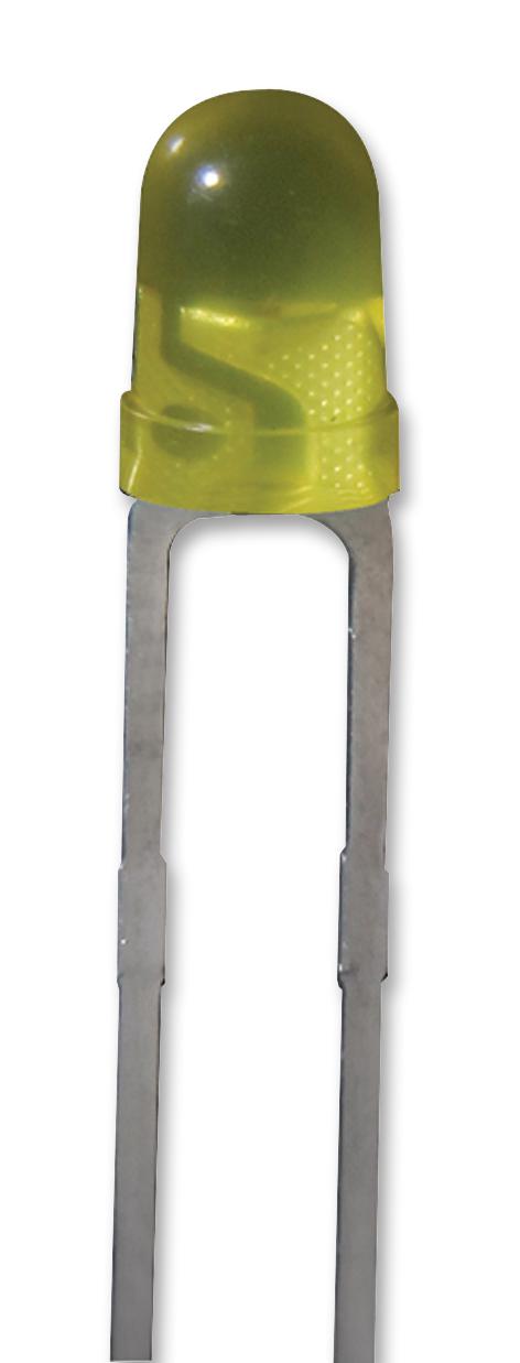 Kingbright L-934Yd-5V Led, Resistor, 3mm, Yellow, 5V