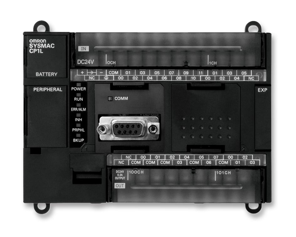 Omron Industrial Automation Cp1L-Em40Dr-D Cpu, Relay, Dc, 24 In, 16 Out