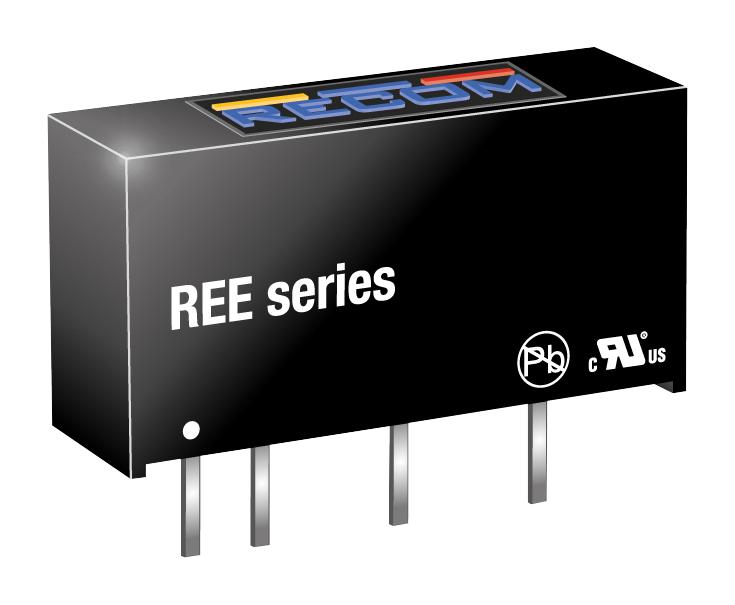 RECOM Power Ree-0505S Converter, Dc/dc, 1X O/p, 0.2A, 5V, 1W