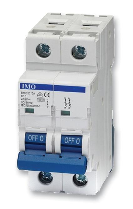 Imo Precision Controls B10C2010A Circuit Breaker, 10Ka, 2 Pole, 10A