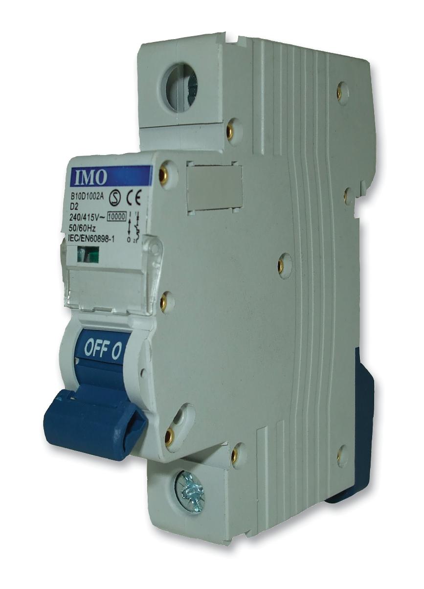 Imo Precision Controls B10D1006A Circuit Breaker, 10Ka, 1 Pole, 6A