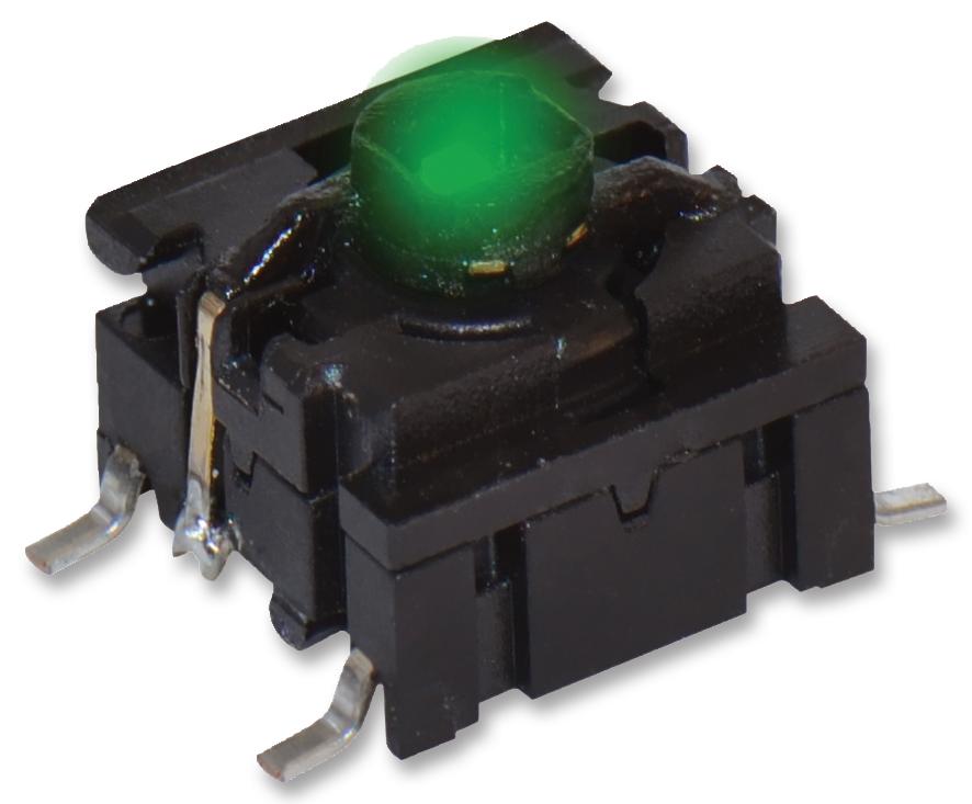 Multimec 5Gsh93522 Switch, Smd, Ip67, 3.5N, Green Led