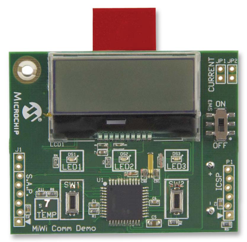 Microchip Technology Technology Dm182016-2 Kit, Miwi Demo W/mrf98Xa Trx, 868Mhz