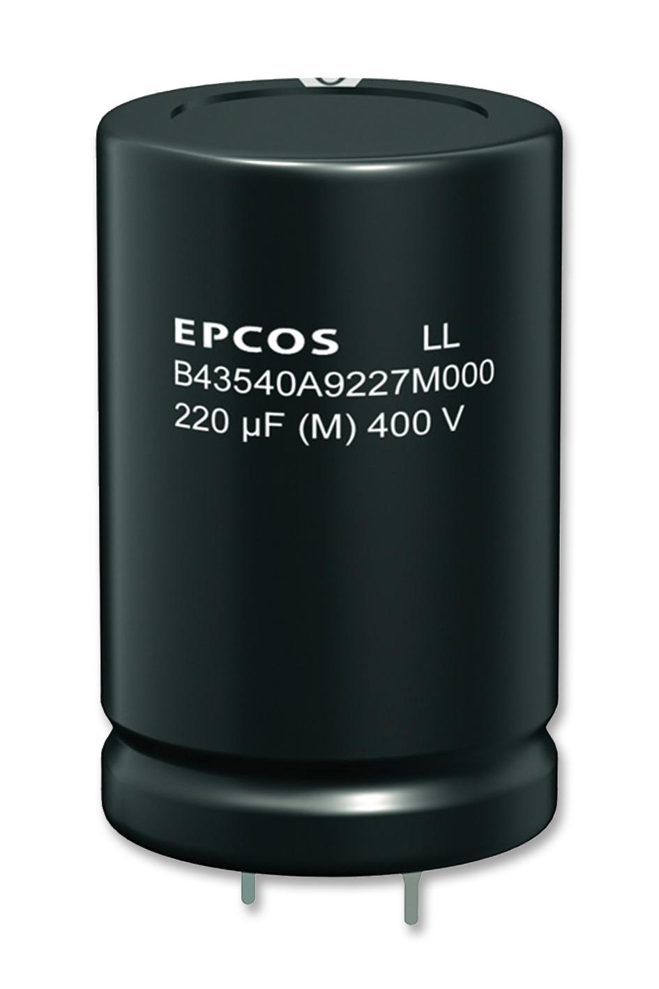 EPCOS B43501C2477M000 Capacitor, 470Îf, 250V, Alu Elec, Snap In