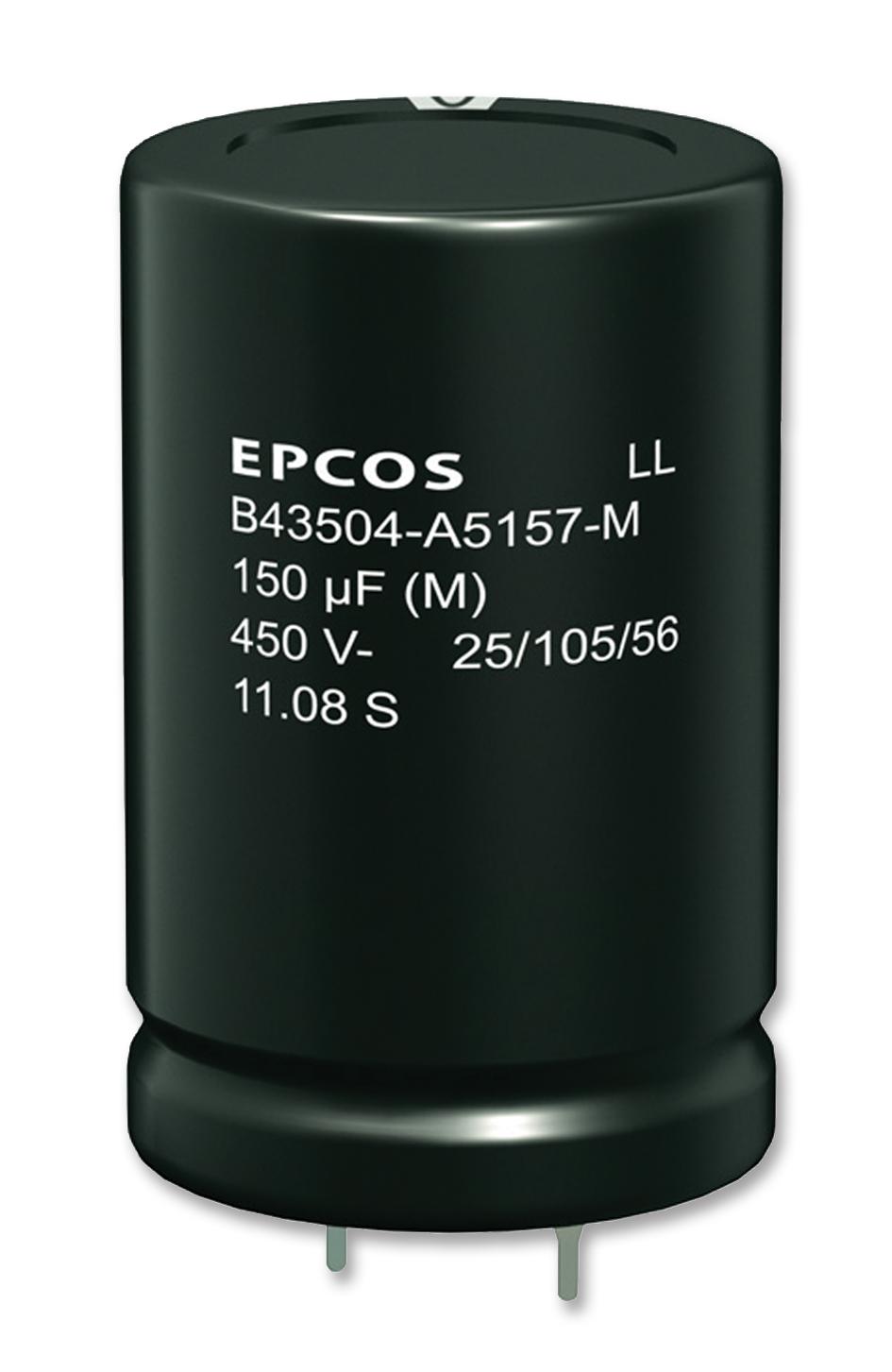 EPCOS B43504A9227M000 Capacitor, 220Îf, 400V, Alu Elec, Snap In