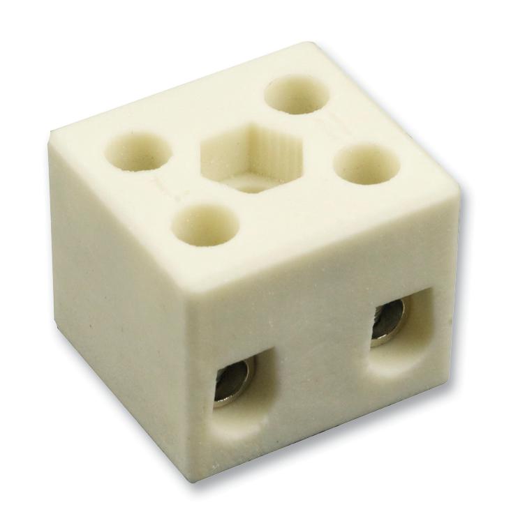 Riko Components 2-1602-2/st Terminal Block, Power Distribution, 2Pos