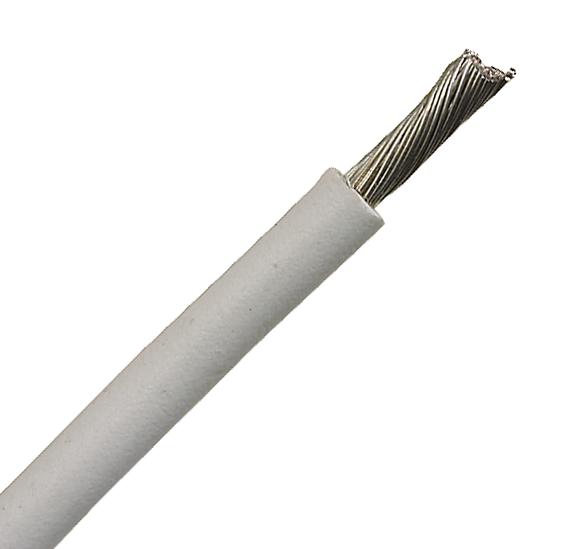 Alpha Wire 3250 Wh005 Wire, Wht, 24Awg, 7/32Awg, 30.5M