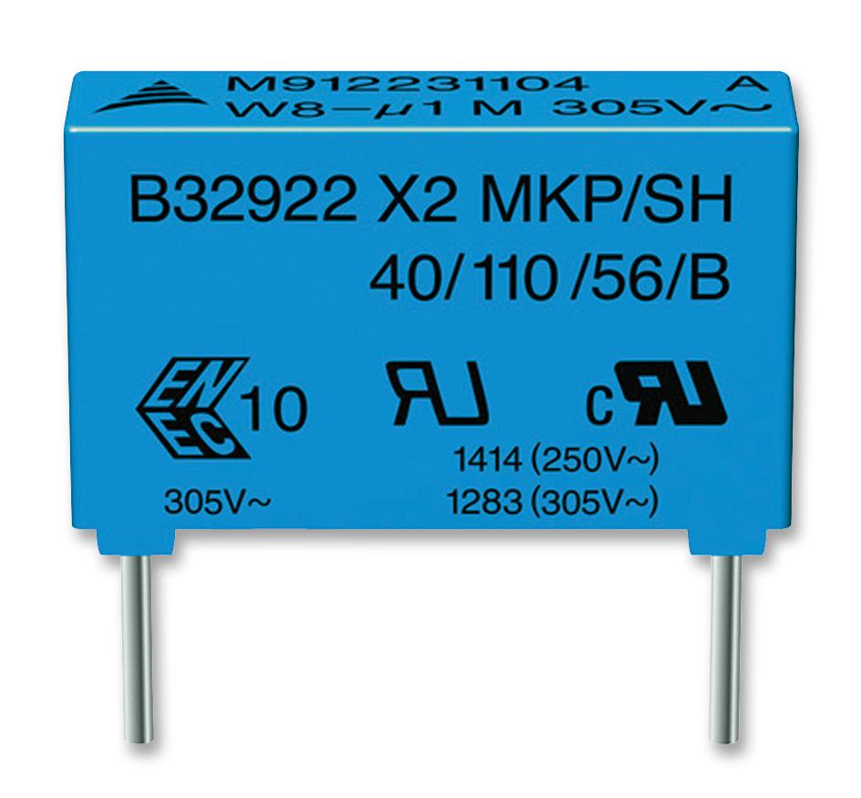 EPCOS B32922C3474M000 Capacitor, 0.47Îf, 20%, Pp