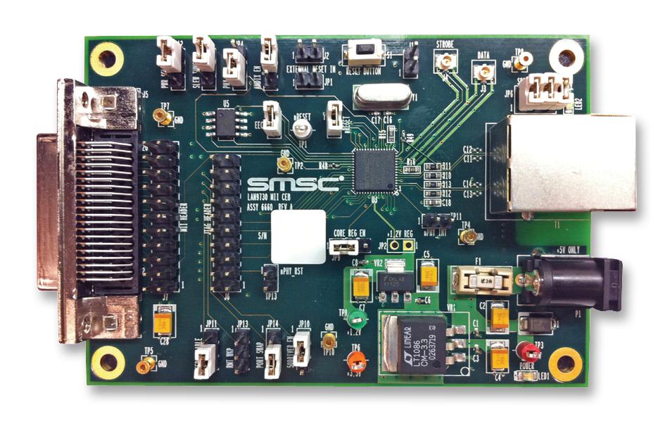 Microchip Technology Technology Evb-Lan9730-Mii Evaluation Board, Hsic/enet Phy,