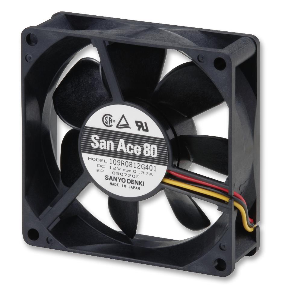 Sanyo Denki 109R0824G4021 Fan, 80mm, 24Vdc