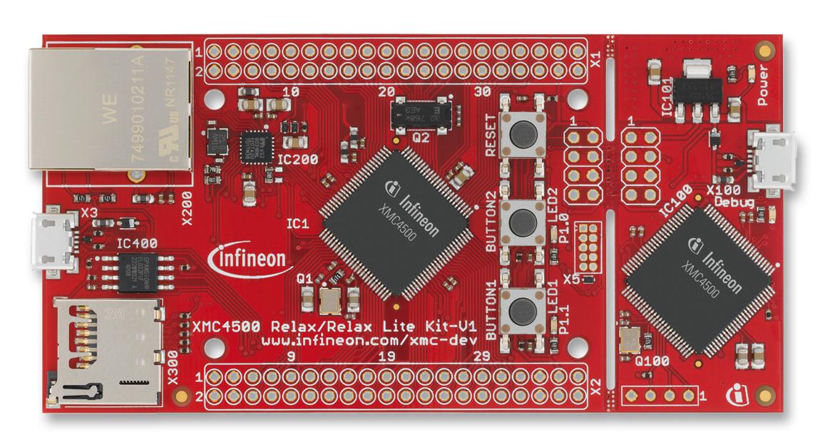 Infineon Kitxmc45Relaxv1Tobo1 Cortex M4, Relax Kit, Board