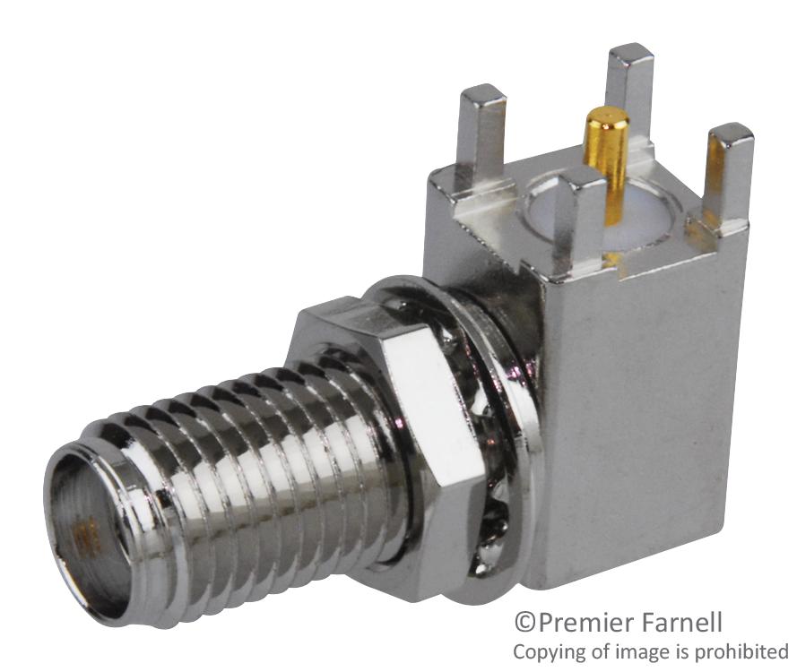 Molex/partner Stock 73251-2200 Rf Coax Connector, R/a Sma Jack, 50 Ohm