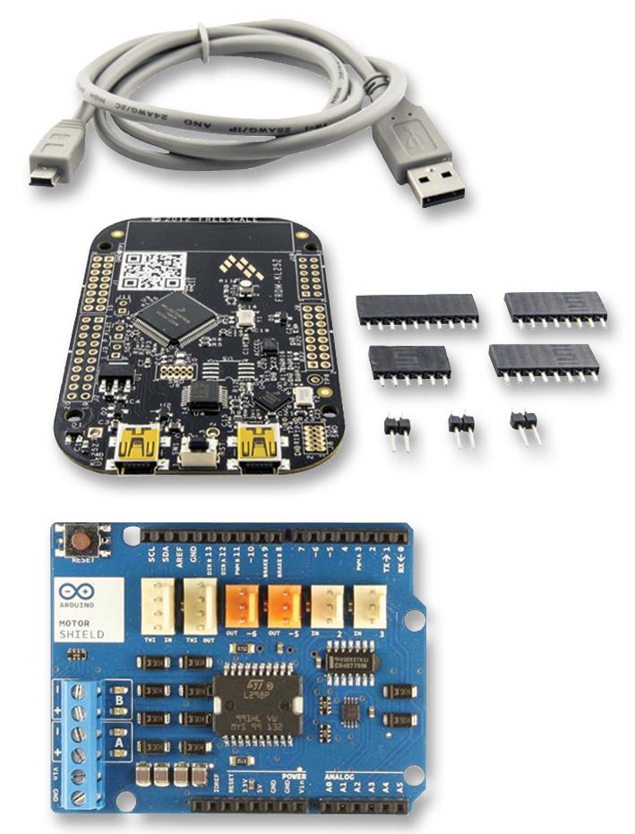 NXP Semiconductors Semiconductors Frdmkl25Z-Mot-Cntrl-Bundle Kl25Z, Freedom W/ Arduino Motor Shield