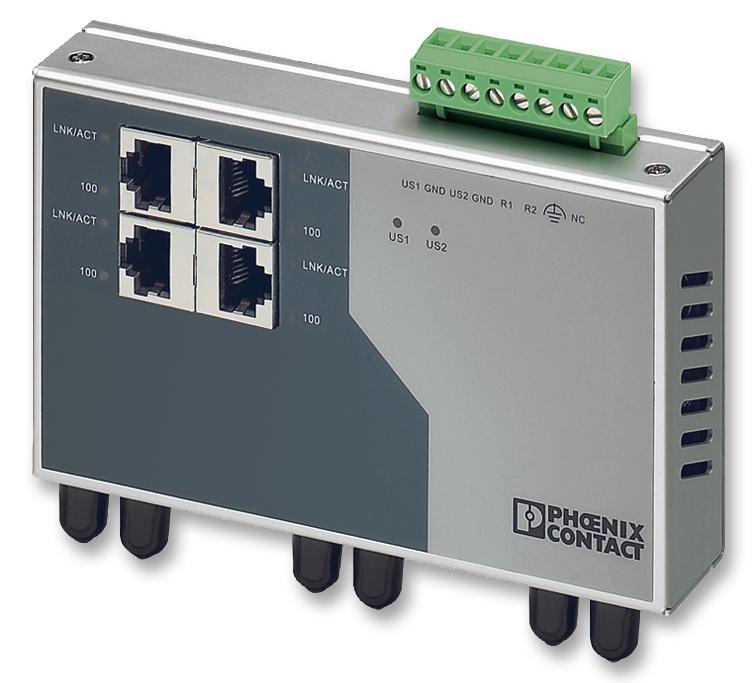 Phoenix Contact 2832603 Switch, Ethernet, 7 Ports, 24V