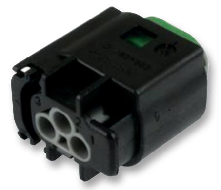 Amp Connectors / Te Connectivity 2-967642-1 Housing, Receptacle, Micro Quadlok, 3Way