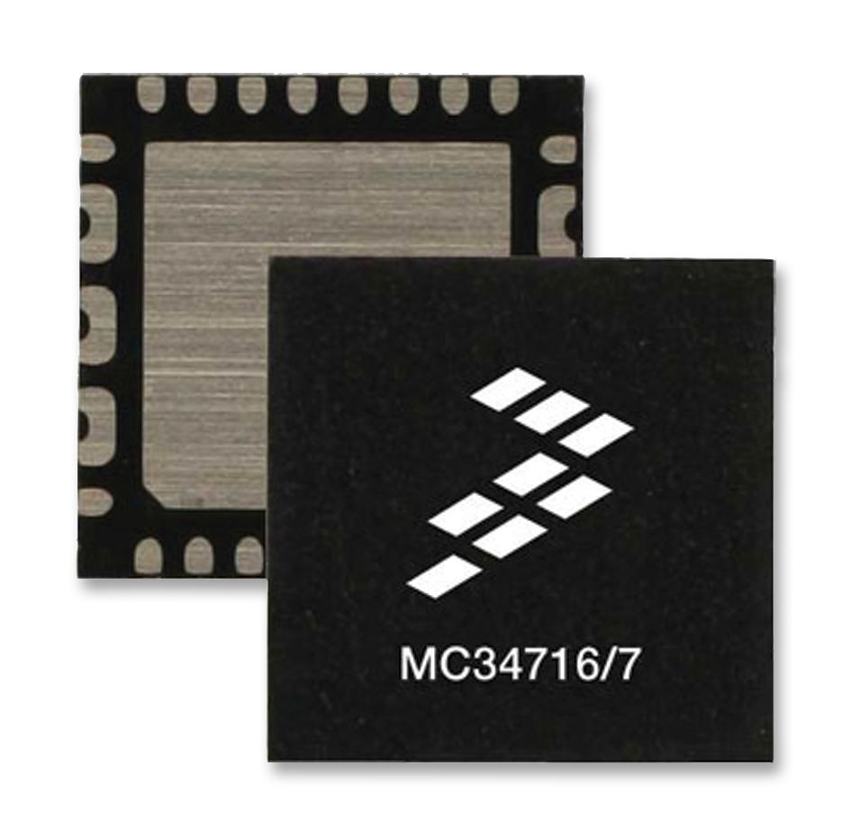 NXP Semiconductors Semiconductors Mc34716Ep Buck, 3-6V, Dual, 1Mhz, 5/3A, 26Qfn