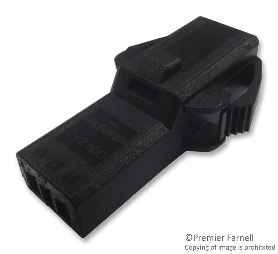 Amp Connectors / Te Connectivity 2-1318116-3 Connector Housing, Plug, 3Pos, 2.5mm