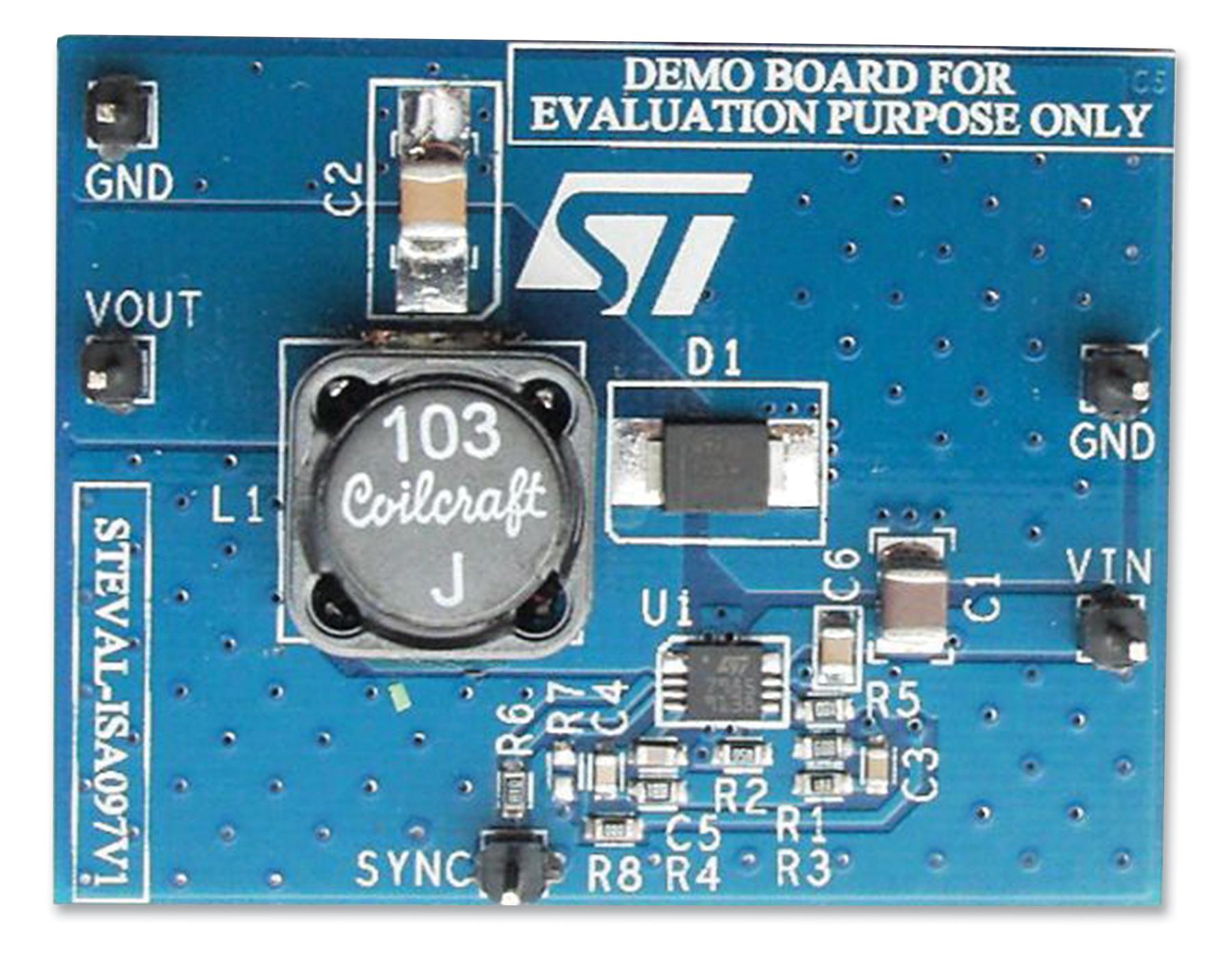 STMicroelectronics Steval-Isa097V1 Step Down Smps, 2A, Dev Board