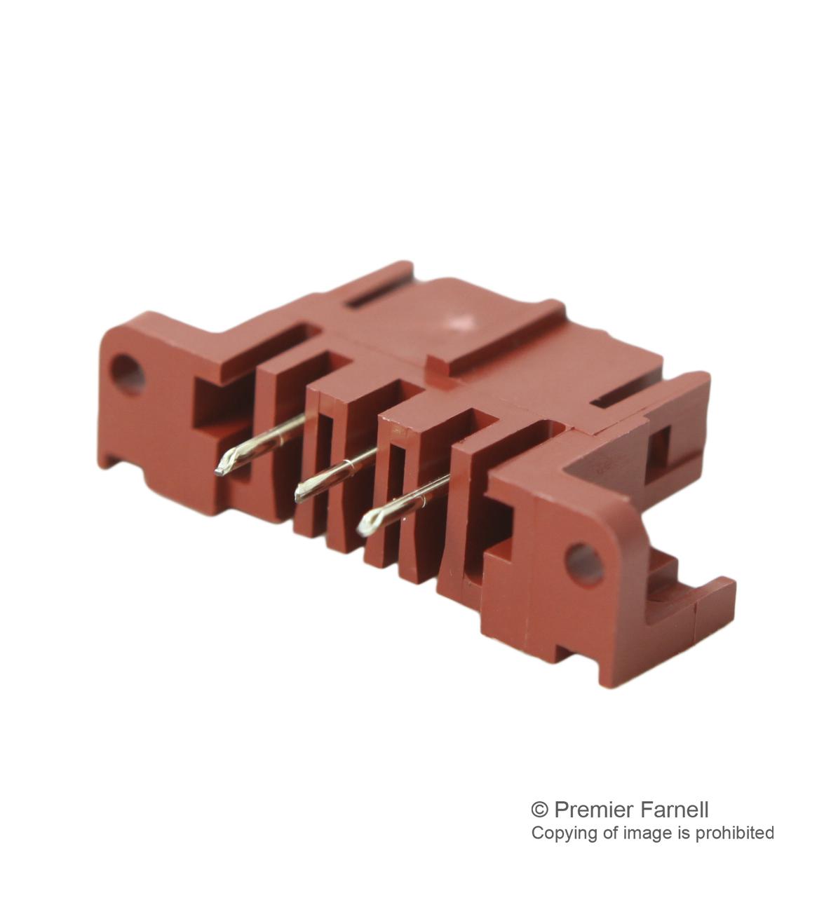 Amp Connectors / Te Connectivity 207609-6 Connector, Header, 3Way