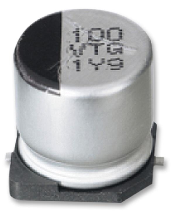 Panasonic Eeetg1C101P Capacitor, 100Îf, 16V, Radial, Smd