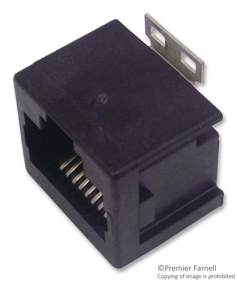 Amp Connectors / Te Connectivity 1-338088-6 Modular, Jack, Rj45, Smt, 8P8C