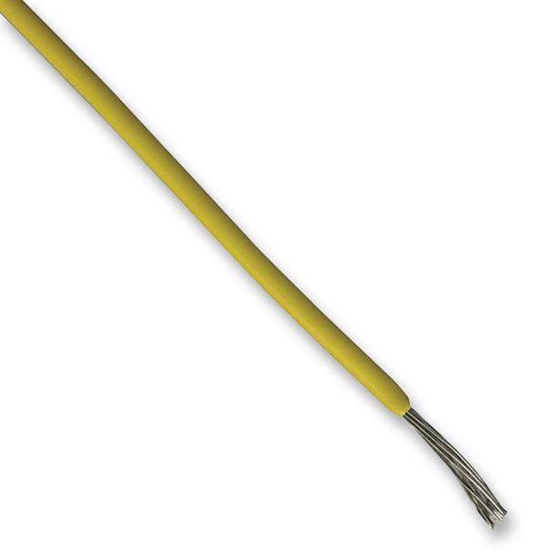 Multicomp Pro Pp000702 Wire, 50M, 30Awg, Spc, Yellow, 0.55mm