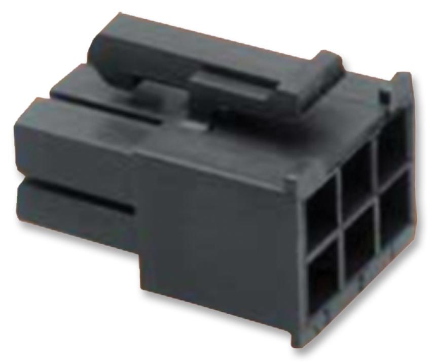 Molex 50-36-1672 Connector Housing, Rcpt, 6Pos