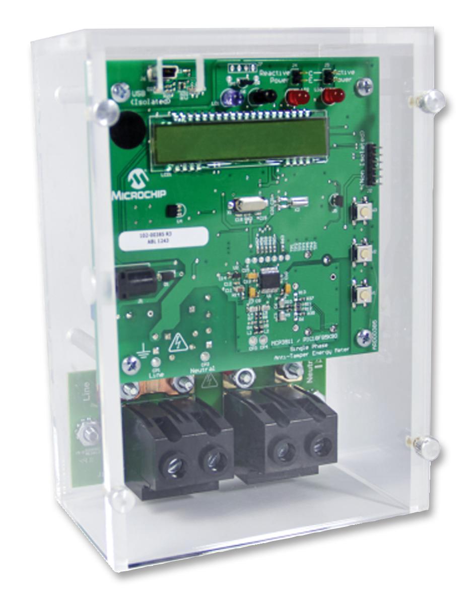 Microchip Technology Technology Ard00385 Mcp3911, Pic18F85K90, Energy Meter, Eval