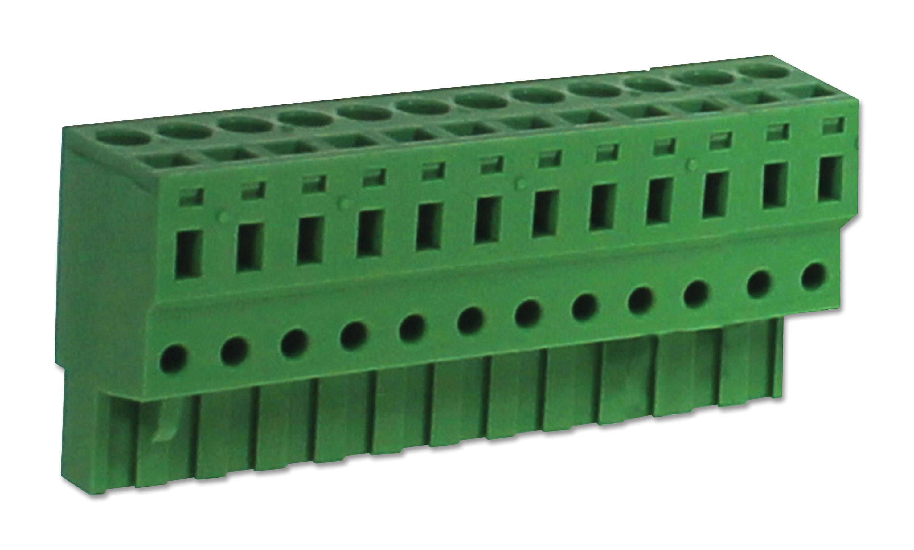 CamdenBoss Cstb9208/12 Terminal Block, Pluggable, 12Pos, 14Awg