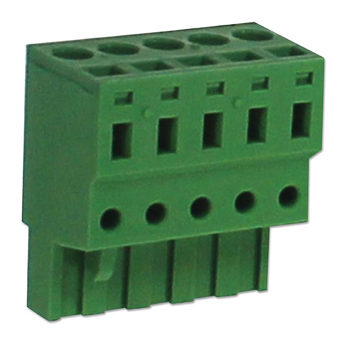 CamdenBoss Cstb9208/5 Terminal Block, Pluggable, 5Pos, 14Awg